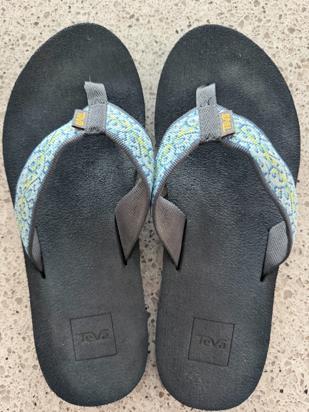 Teva Mush II women’s flip flop 8 blue